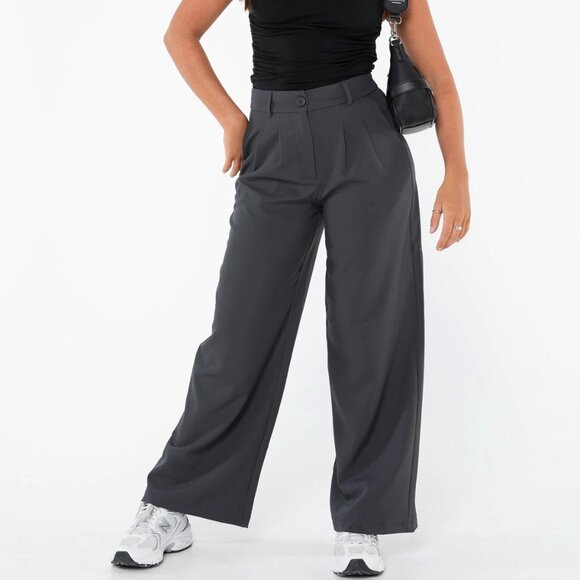 NWOTs Princess Polly Archer Pants in Slate Gray size 6 PETITE - Picture 11 of 14